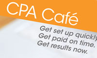 CPA Café Postcard