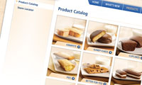 Product catalog page